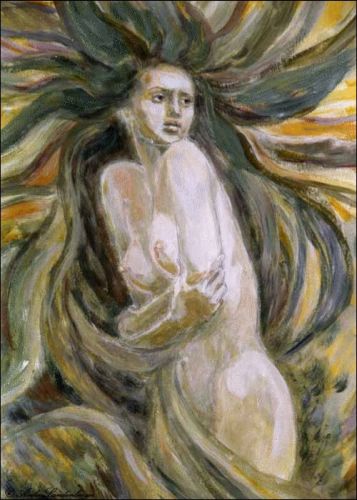 Daphne (III), Antiker griechischer Mythos nach Ovid, Tempera